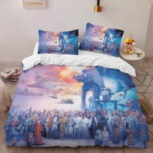 Alternative view of Star Wars Attack Of The Clones Duvet Cover