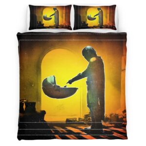 Star Wars Baby Yoda The Mandalorian Movie Duvet Cover