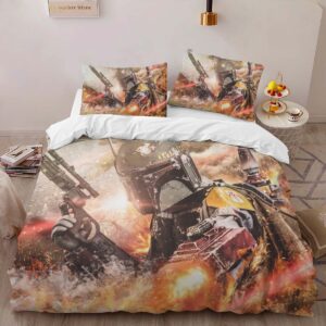 Alternative view of Star Wars Boba Fett Duvet Cover