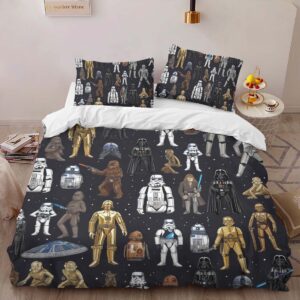 Alternative view of Star Wars Characters Duvet Cover