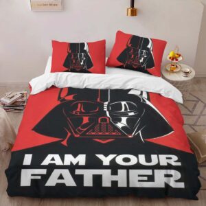 Alternative view of Star Wars I am your Father Darth Vader Duvet Cover
