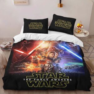 Alternative view of Star Wars The Force Awakens 2 Duvet Cover