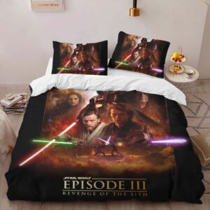 Alternative view of Star Wars You were the Chosen One Episode III Duvet Cover
