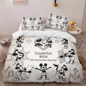 Alternative view of Steam Boat Mickey Mouse Duvet Cover