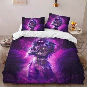 Alternative view of Storm Wild Raven Fortnite Skin Duvet Cover