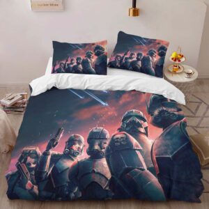 Alternative view of StormTrooper star wars 12 Duvet Cover