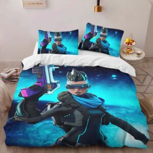 Alternative view of Summit Seeker Evie Fortnite Chapter 3 cyberpunk Duvet Cover