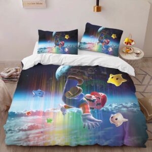 Alternative view of Super Mario 12 Duvet Cover