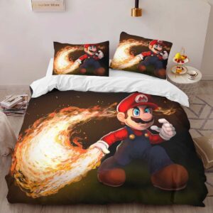 Alternative view of Super Mario 14 Duvet Cover
