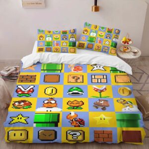 Alternative view of Super Mario 15 Duvet Cover