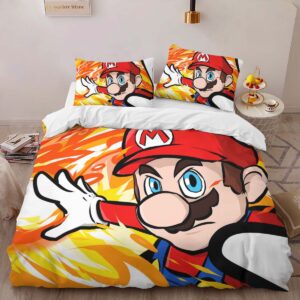 Alternative view of Super Mario 17 Duvet Cover