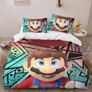 Alternative view of Super Mario 19 Duvet Cover