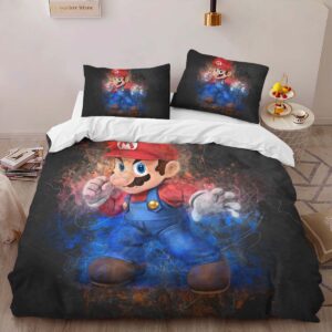 Alternative view of Super Mario 20 Duvet Cover