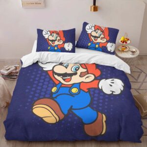 Alternative view of Super Mario 23 Duvet Cover