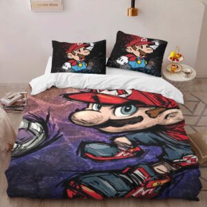 Alternative view of Super Mario 4 Duvet Cover
