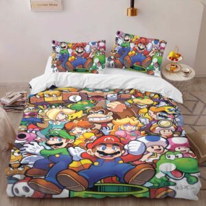 Alternative view of Super Mario Characters 12 Duvet Cover