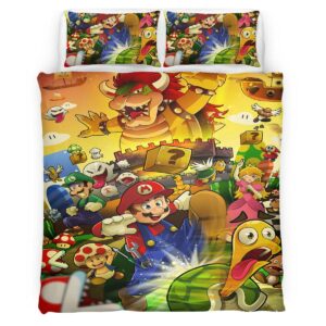 Super Mario Characters 13 Duvet Cover