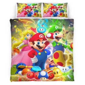 Super Mario Characters 17 Duvet Cover
