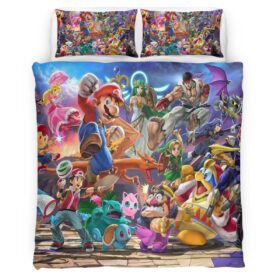 Super Mario Characters 20 Duvet Cover