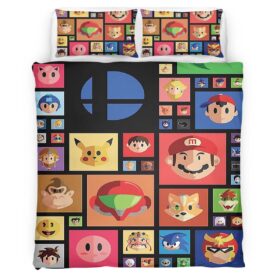 Super Mario Characters 26 Duvet Cover