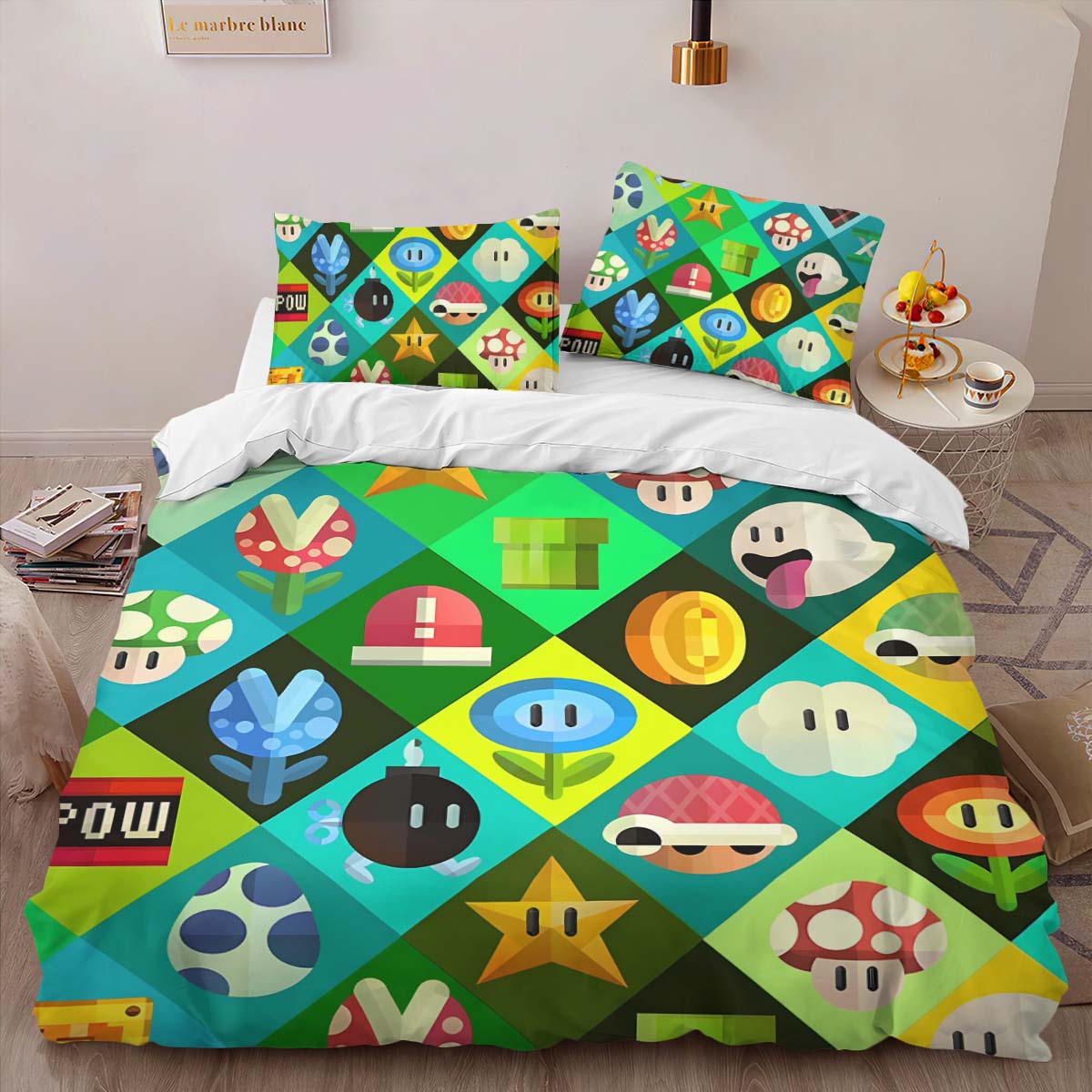 Super Mario Characters 29 Duvet Cover - Image 2