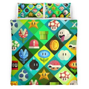 Super Mario Characters 29 Duvet Cover