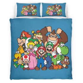 Super Mario Characters 35 Duvet Cover