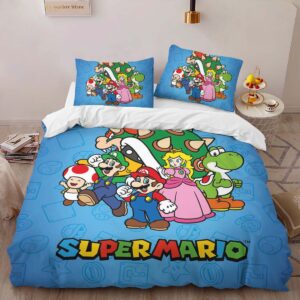 Alternative view of Super Mario Characters 40 Duvet Cover