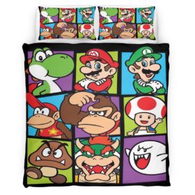 Super Mario Characters 44 Duvet Cover
