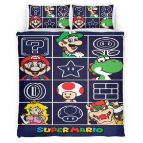 Super Mario Characters 46 Duvet Cover