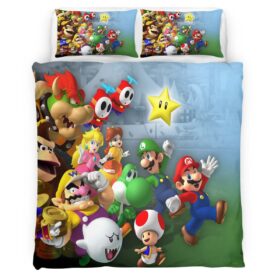 Super Mario Characters 8 Duvet Cover