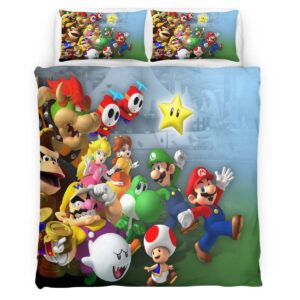 Super Mario Characters 8 Duvet Cover