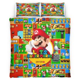 Super Mario Game Start Duvet Cover