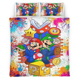 Super Mario Luigi Duvet Cover