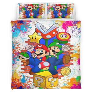 Super Mario Luigi Duvet Cover