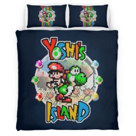 Super Mario Yoshis Island Duvet Cover