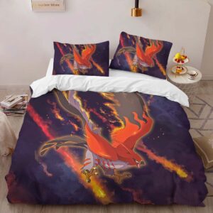Alternative view of Talonflame Pokemon 9 Duvet Cover