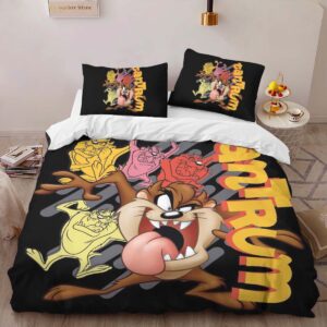 Alternative view of Taz Tasmania Looney Tunes 01 Duvet Cover