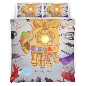 Thanos Gloves Avengers Marvel Infinity War Duvet Cover