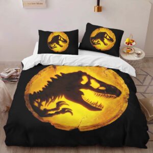 Alternative view of The Dinosaurs of Jurassic World 2 Duvet Cover