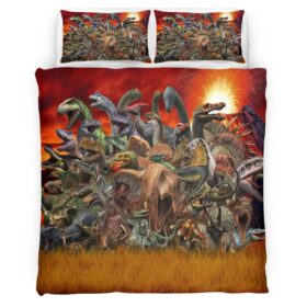 The Dinosaurs of Jurassic World 3 Duvet Cover