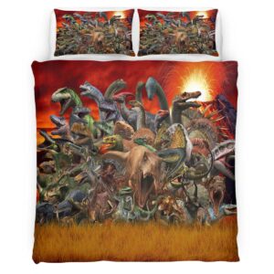 The Dinosaurs of Jurassic World 3 Duvet Cover