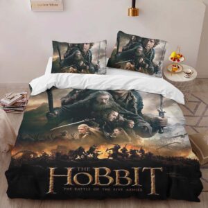 Alternative view of The Hobbit The Battle of the Five Armies Duvet Cover