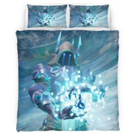 The Ice King Ice Storm Fortnite Duvet Cover