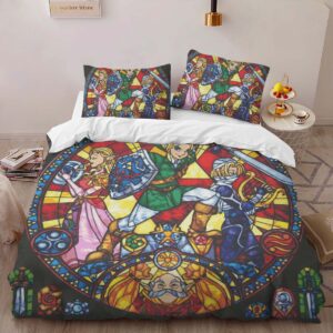 Alternative view of The Legend of Zelda All Characters 5 Duvet Cover