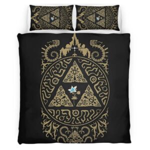 The Legend of Zelda Breath of the Wild Triforce Duvet Cover