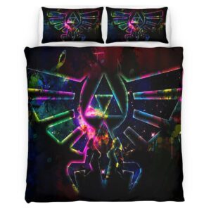 The Legend of Zelda Logo Galaxy Style Duvet Cover