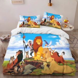 Alternative view of The Lion King Characters 04 Duvet Cover