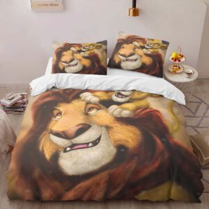 Alternative view of The Lion King Characters 05 Duvet Cover