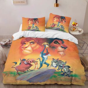 Alternative view of The Lion King Characters 11 Duvet Cover